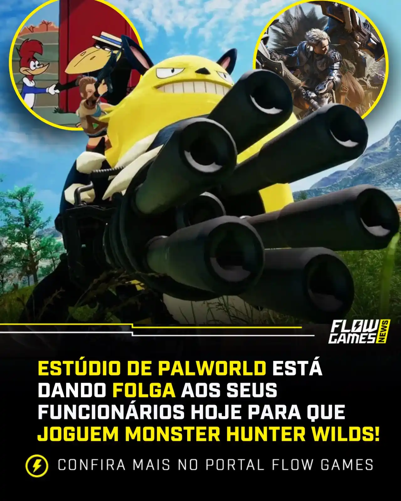 Image from Flow Games ⚡🎮: TODO MUNDO LIBERADO PRA JOGAR MONSTER HUNTER! 🚨🎮 A conta oficial ...