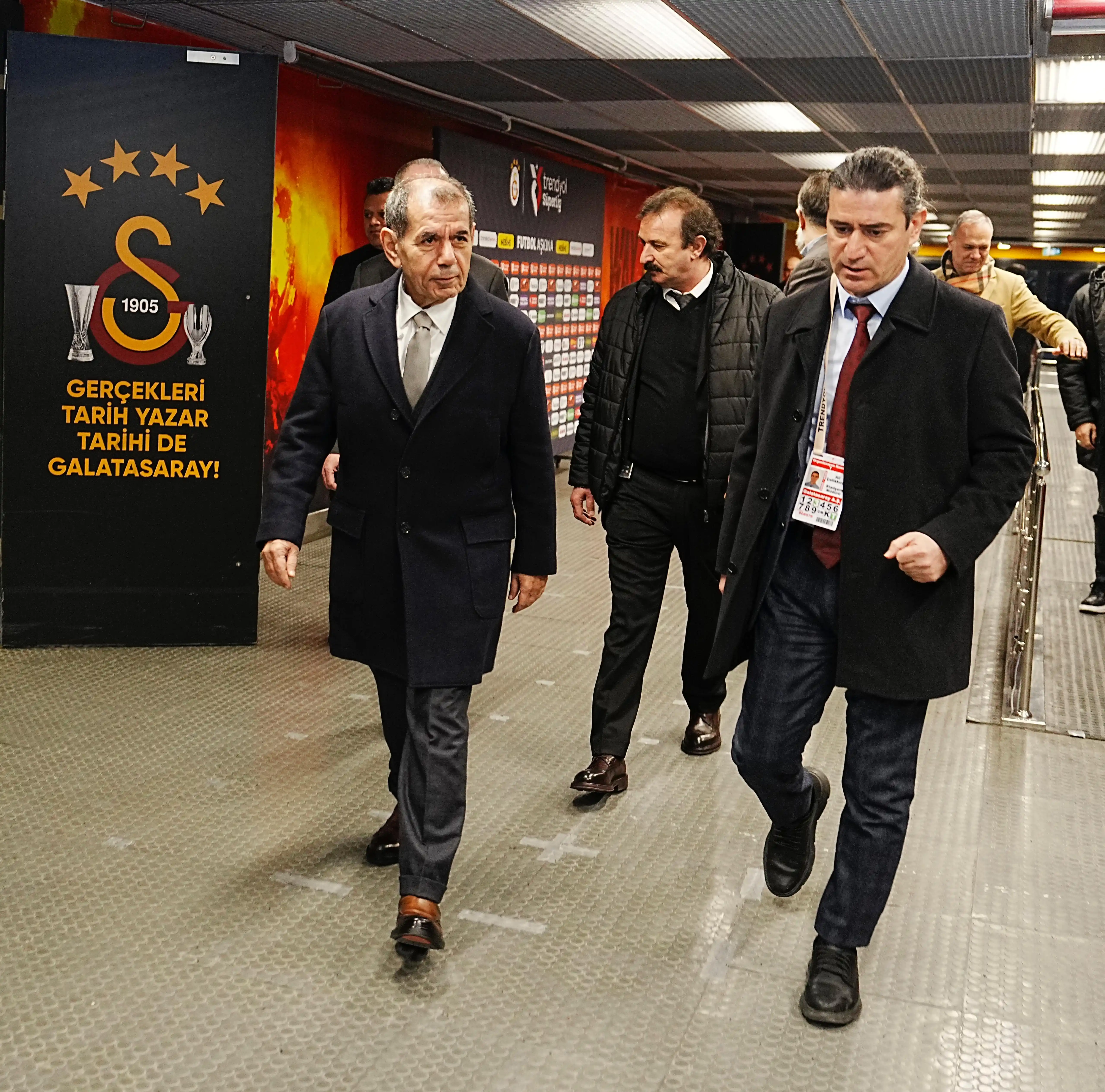 Image from Galatasaray: Galatasaray Spor Kulübü Başkanı Dursun Aydın Özbek, Fenerbahçe maçı ön...