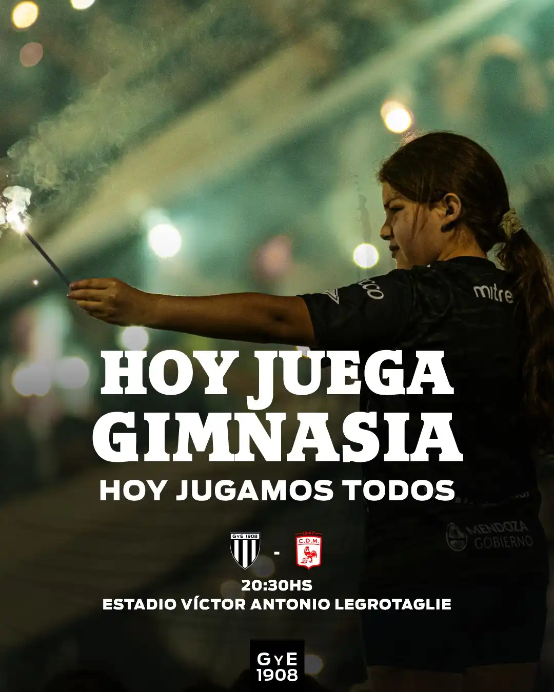 Image from Gimnasia y Esgrima Mza: HOY TENEMOS UNA CITA EN EL PARQUE 🤍🖤 Nos vemos en el Víctor 🔜 <a ...