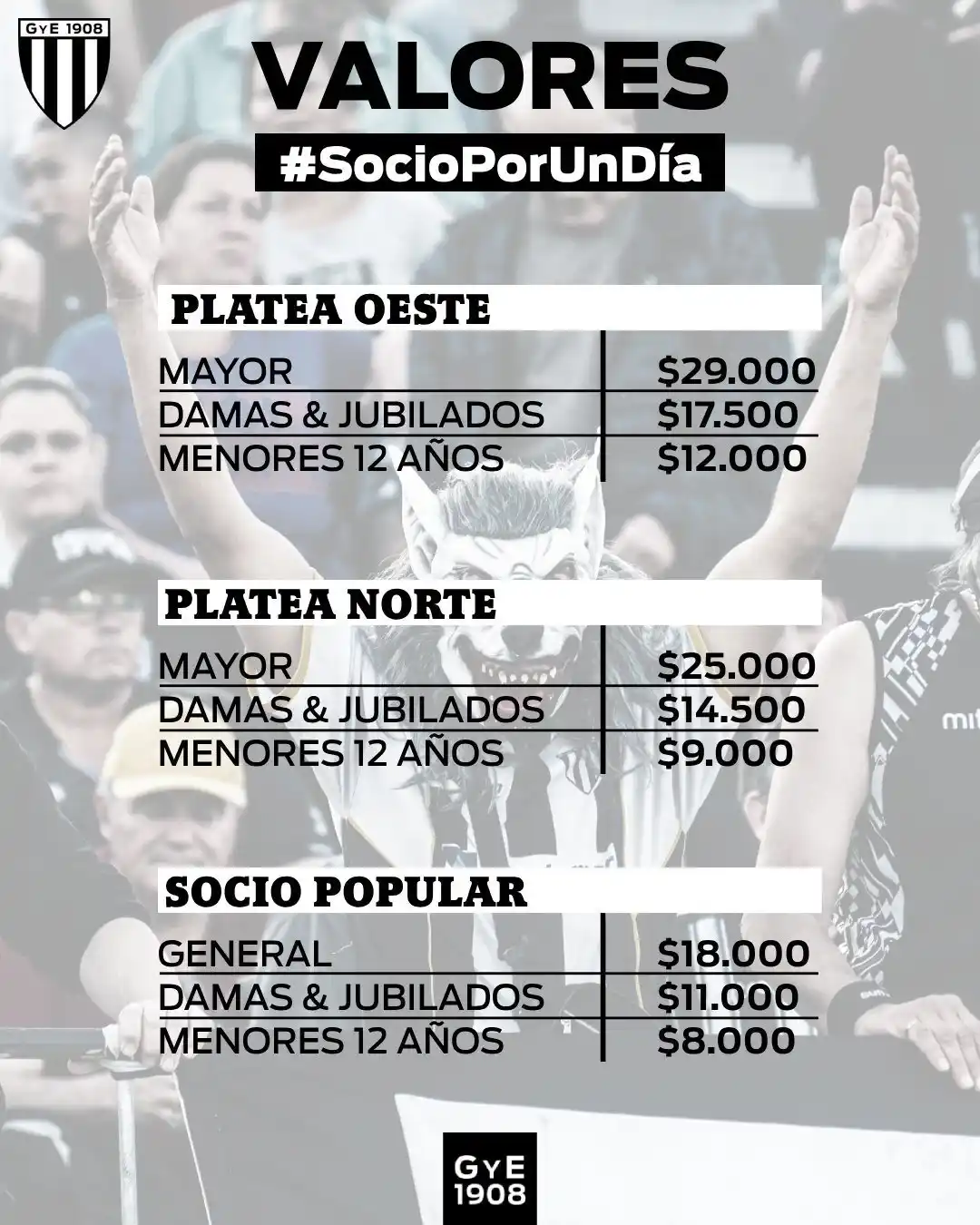 Image from Gimnasia y Esgrima Mza: El domingo juega Gimnasia y no te podés quedar afuera! Ingresá a ht...