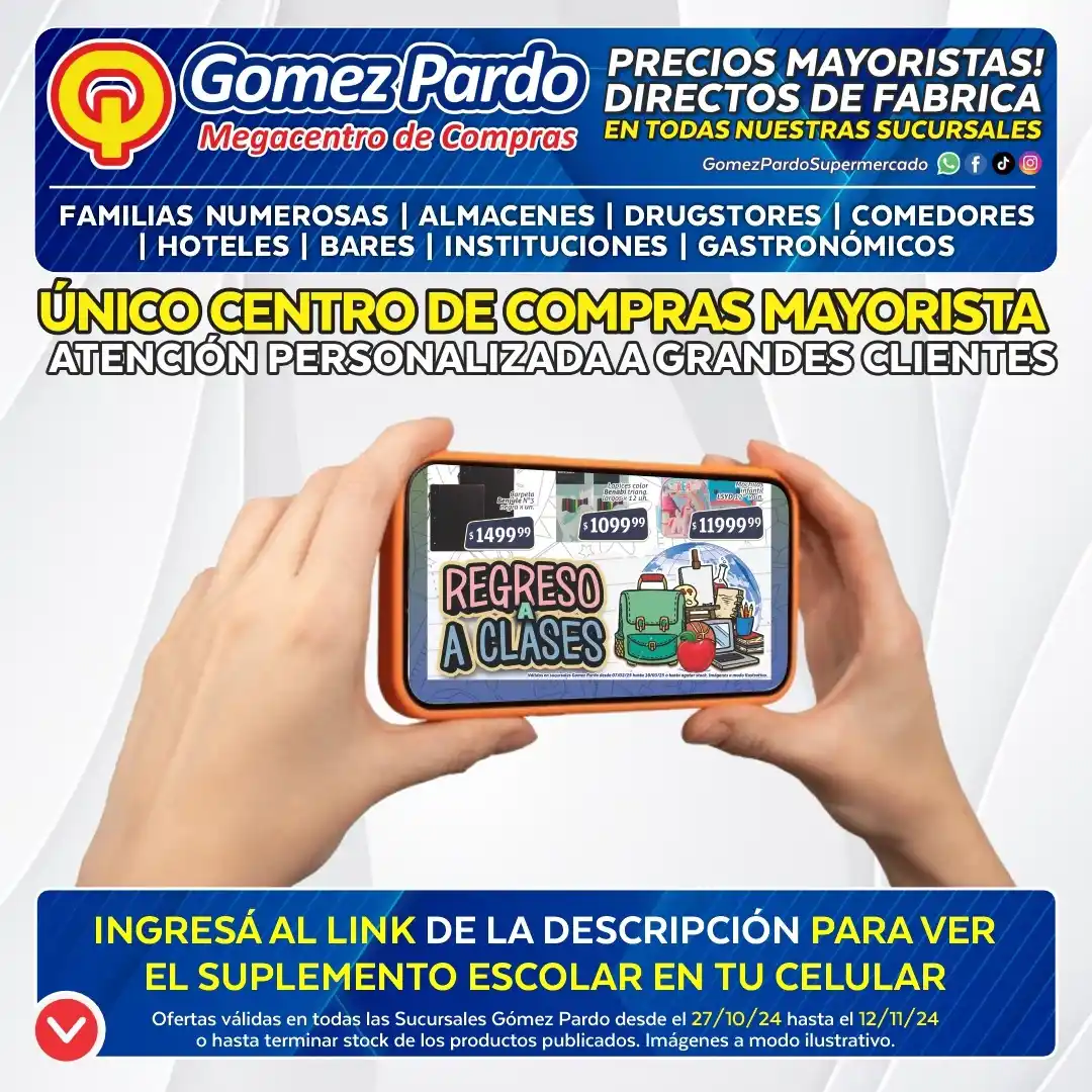 Image from Gomez Pardo Supermercado 🛍️ 🛒: Especial Escolar 📒📚✏️ Que este regreso a clases te encuentre con tod...