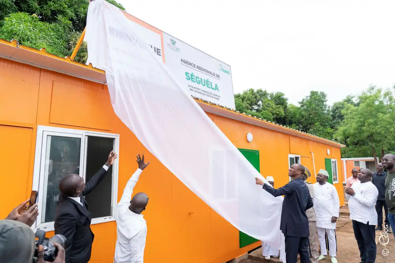 Image from Gouvernement de Côte d’Ivoire: *Région du Worodougou : le ministre Mamadou Touré inaugure l'Agence ...