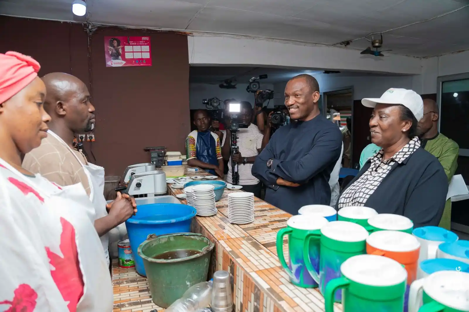 Image from Gouvernement de Côte d’Ivoire: *Emplois jeunes : le ministre Mamadou Touré échange avec les bénéf...