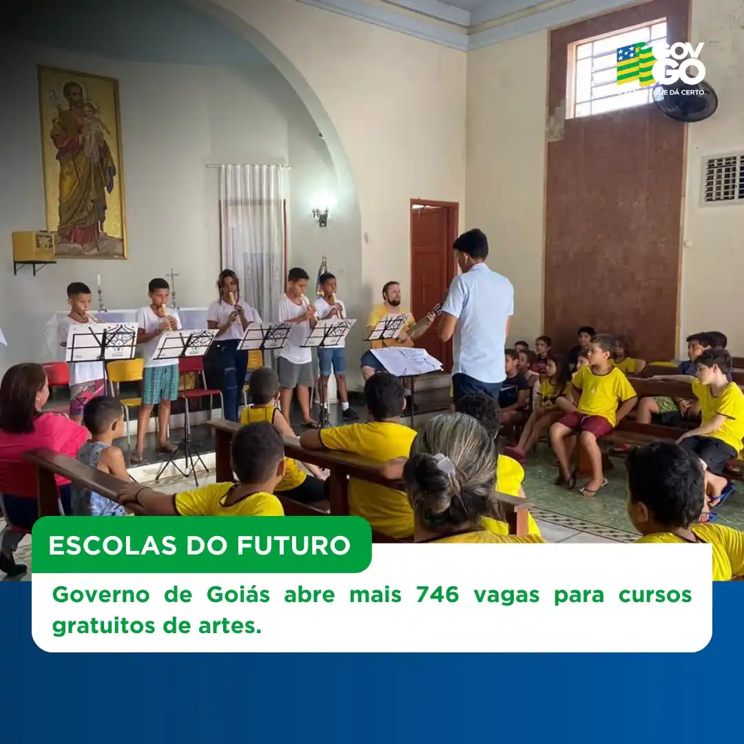 Image from Governo de Goiás: Oportunidade pintando na área! 😉 As Escolas do Futuro de Goiás (EFGs...