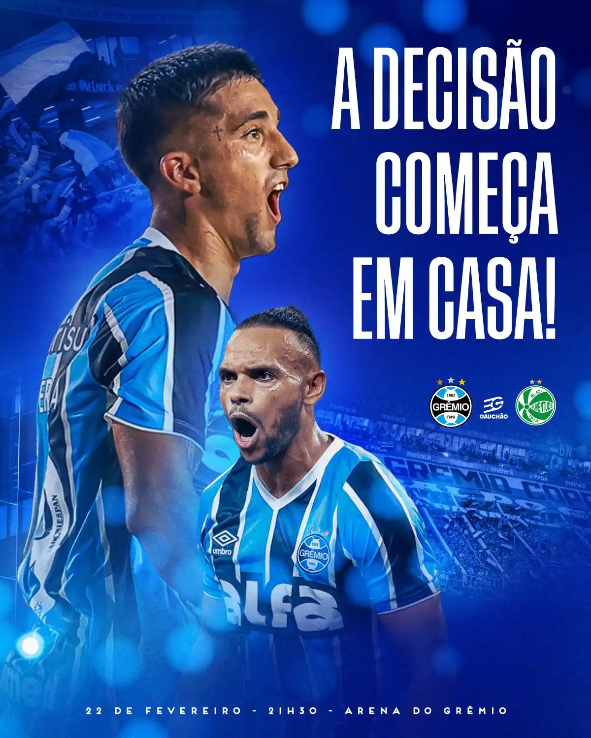 Image from Grêmio FBPA : AMANHÃ TEM DECISÃO! 🇪🇪 É a primeira batalha em busca da vaga para a ...
