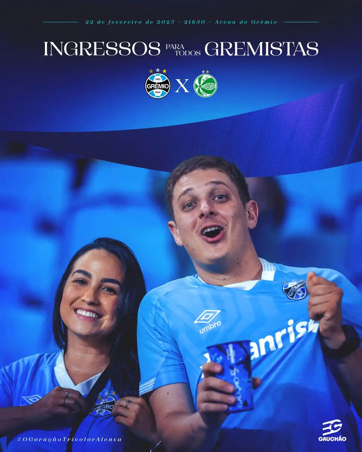 Image from Grêmio FBPA : AGORA É SEMIFINAL! 🇪🇪 A decisão começa aqui e todos os gremistas já ...