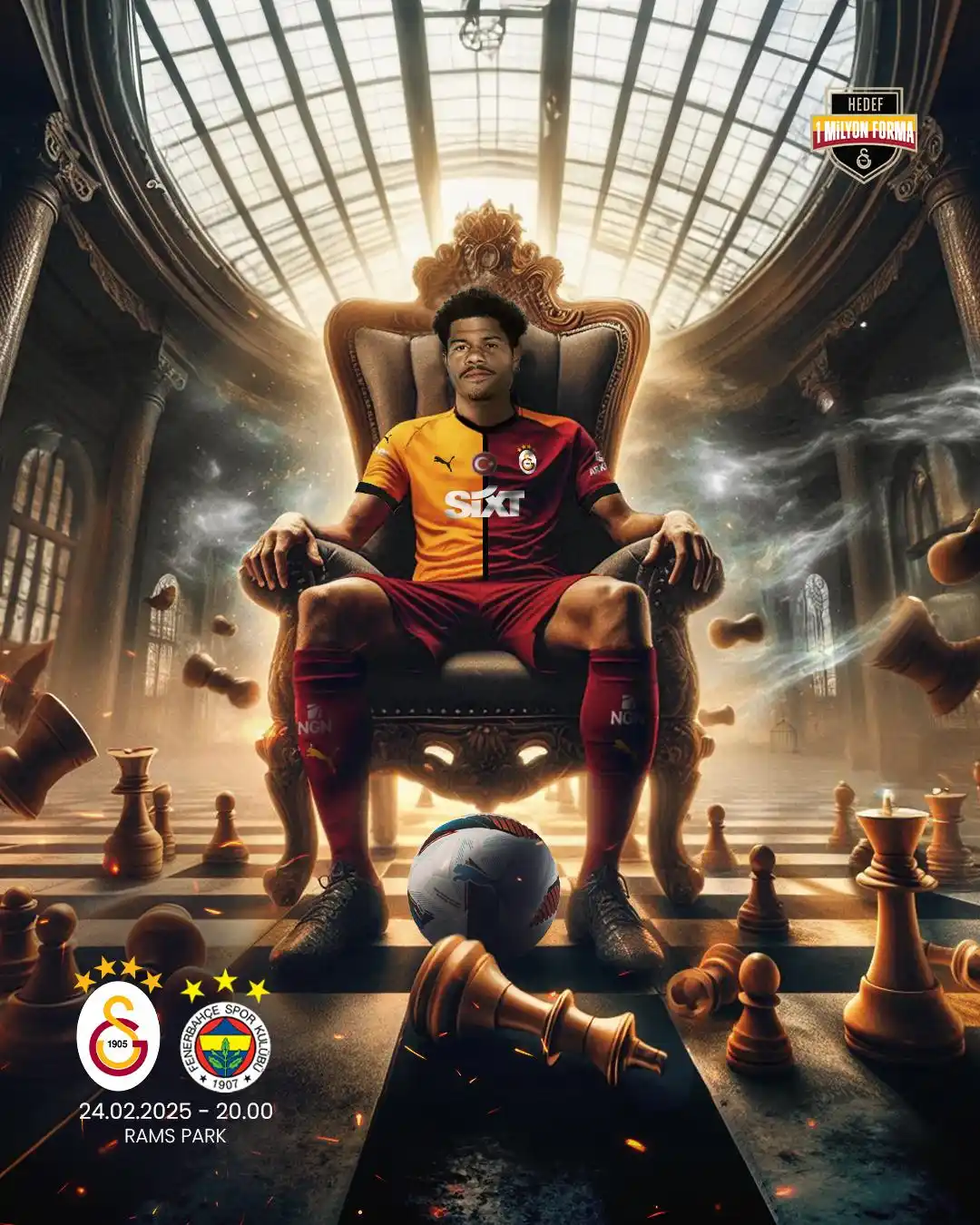 Image from GSStore: HEDEF: GALİBİYET 💪🦁 Başarılar GALATASARAYIMIZ! 🫶 <a class="text-b...