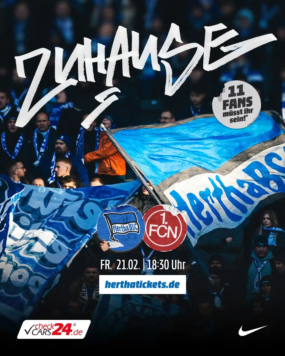 Image from Hertha BSC 💙🤍: Morgen Abend schon was vor? Falls nicht, dann sichert euch schnell noc...