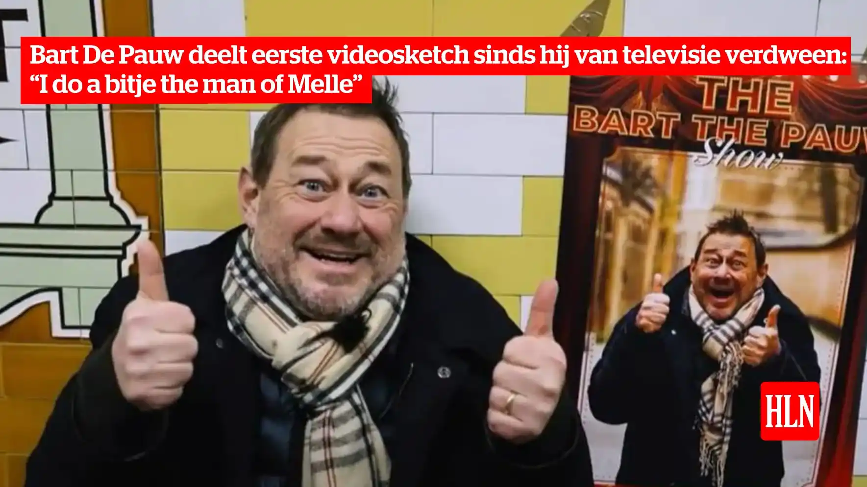 Image from HLN.be: Bart De Pauw telt af naar zijn grote comeback: binnen twee maanden beg...