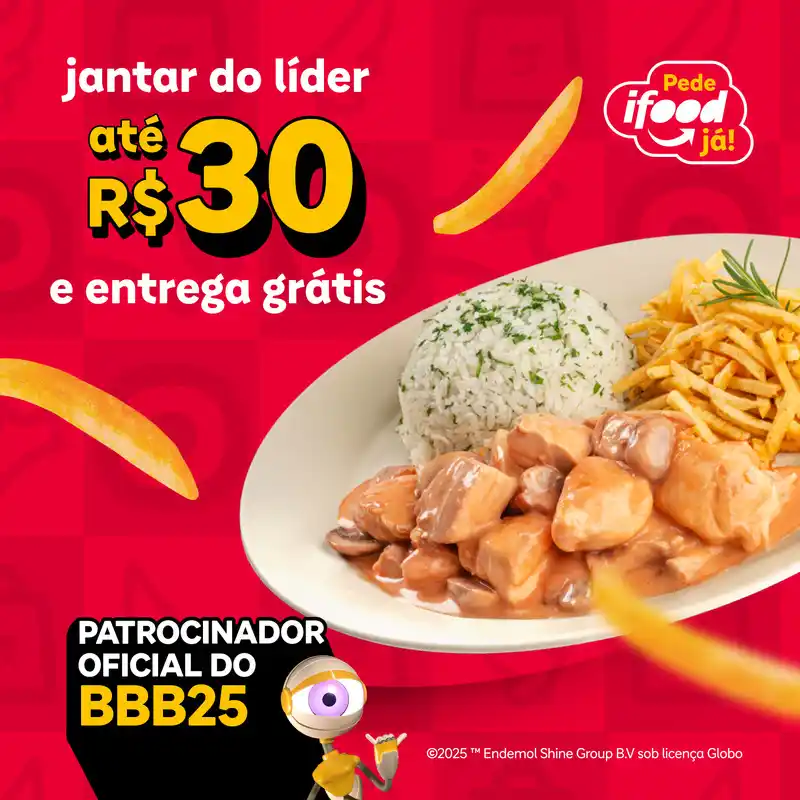 Image from iFood: E AÍ, MEUS DOCINHOS! 🫶 Tô achando que vocês estão merecendo um janta...