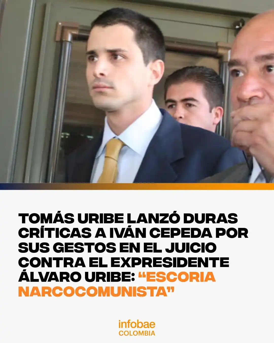 Image from Infobae Colombia: Tomás Uribe, hijo del expresidente <a class="text-blue-500 hover:under...