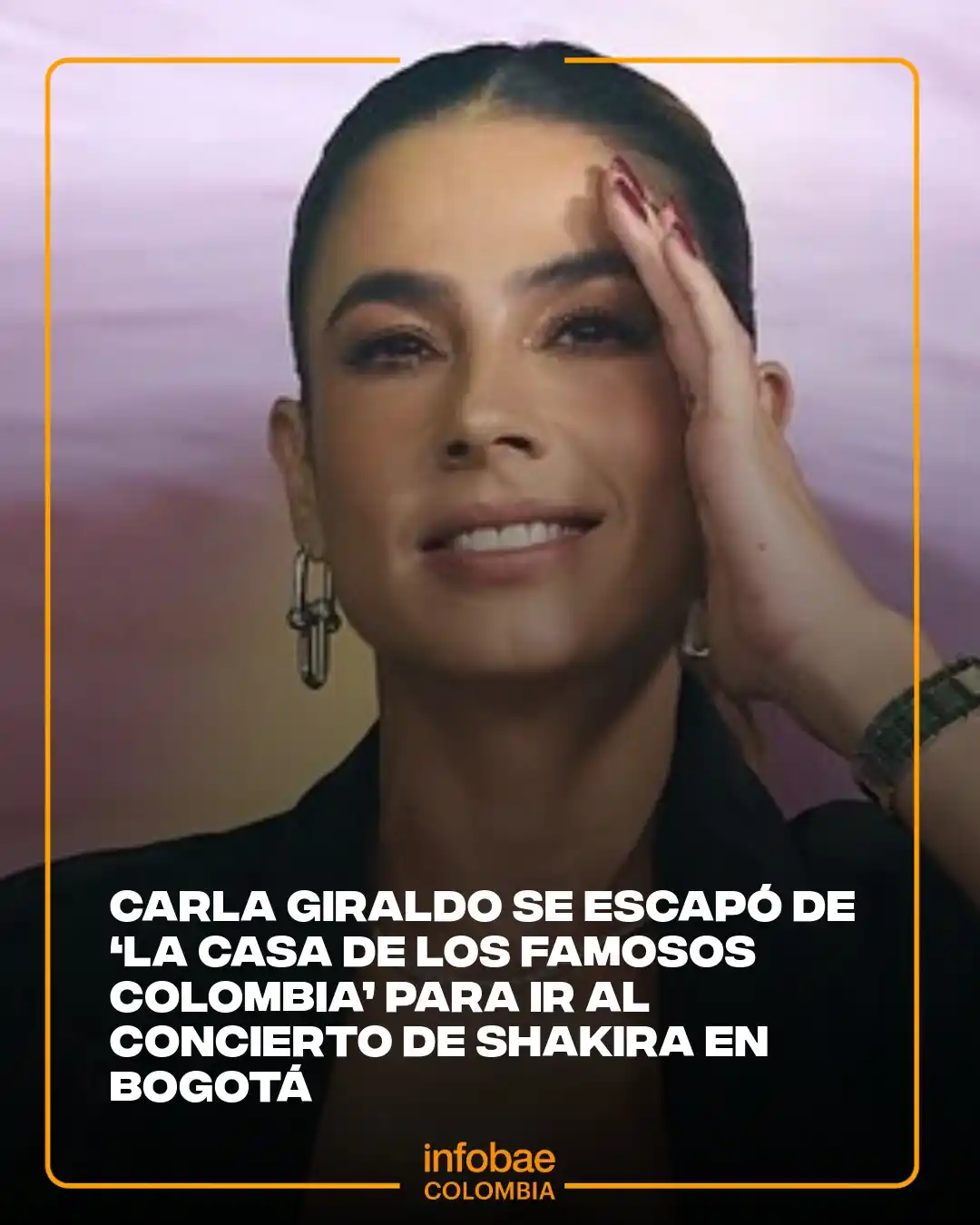 Image from Infobae Colombia: La presentadora y actriz Carla Giraldo no asistió a la gala de nominad...