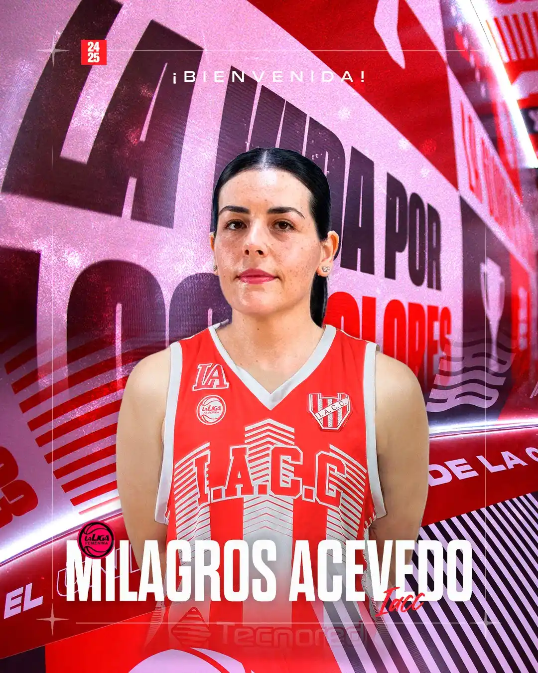 Image from Instituto ACC: 🆕 *La alera Milagros Acevedo es nueva jugadora de Instituto* La cata...