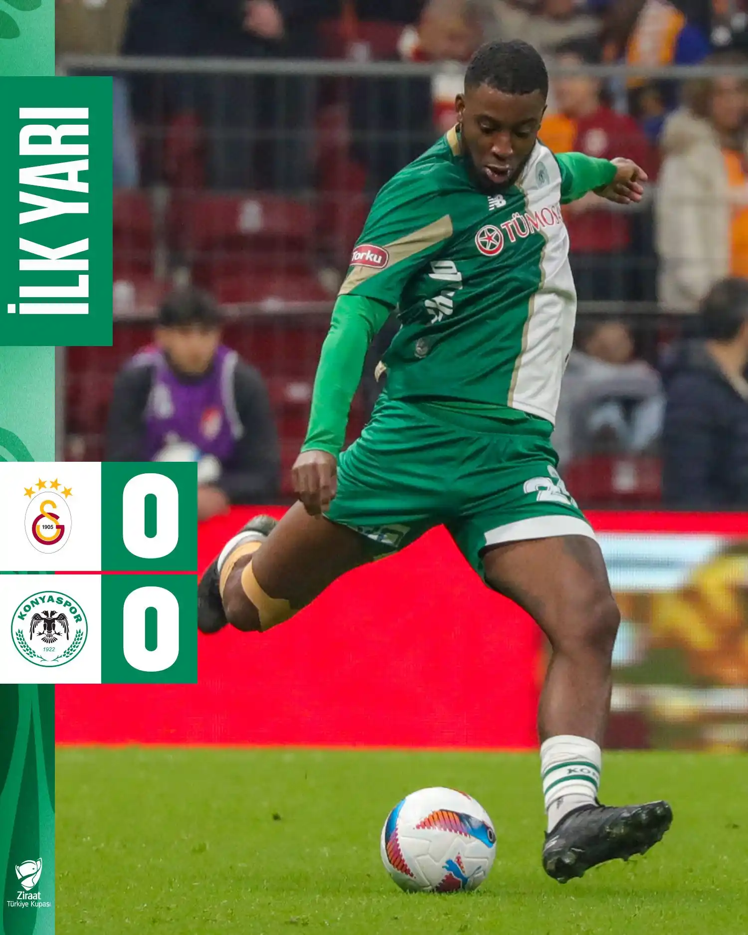 Image from Konyaspor: İlk yarı sona erdi. <a class="text-blue-500 hover:underline cursor-poi...