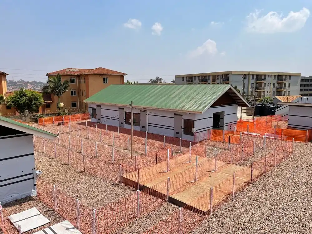 Image from Médecins Sans Frontières/Doctors Without Borders (MSF): 🔨 Refurbishment complete!  After an Ebola outbreak was declared in Ug...