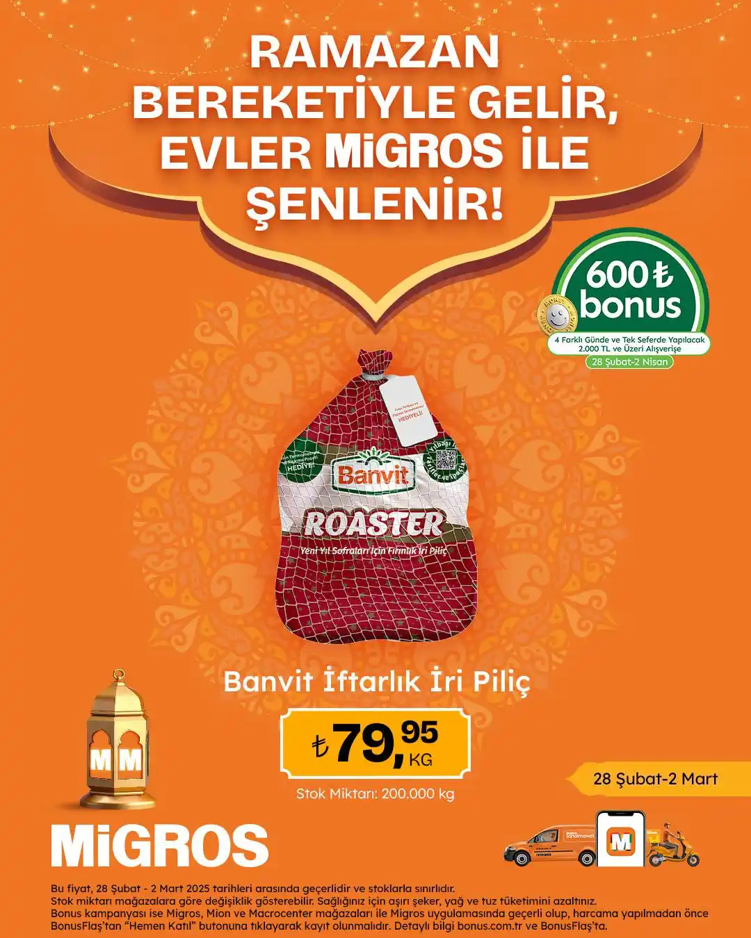 Image from Migros Türkiye: Ramazan Bereketiyle Gelir, Evler Migros ile Şenlenir! 🧡 28 Şubat - ...