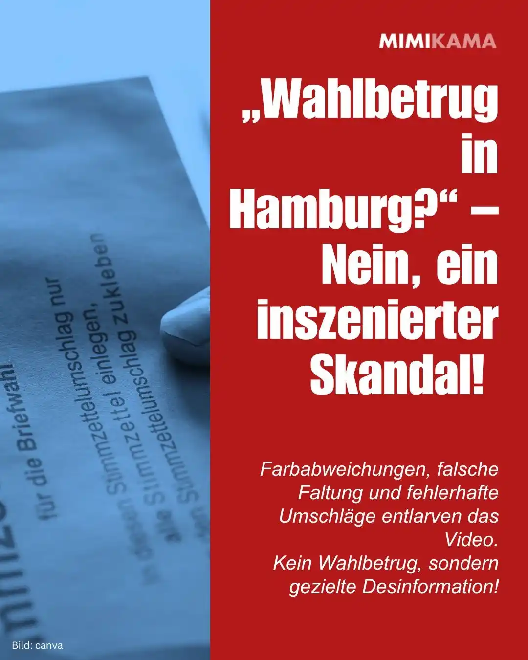 Image from Mimikama Faktenchecks: 🗳️ „Schreddern von AfD-Stimmen“ – ein Beweis für Wahlbetrug? 🤔 Kurz ...