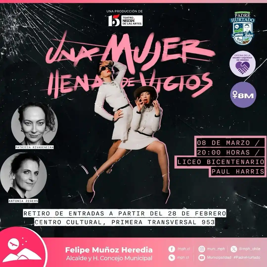 Image from Muni_mph: RETIRO DE ENTRADAS PARA ASISTIR A LA OBRA “UNA MUJER LLENA DE VICIOS” ...