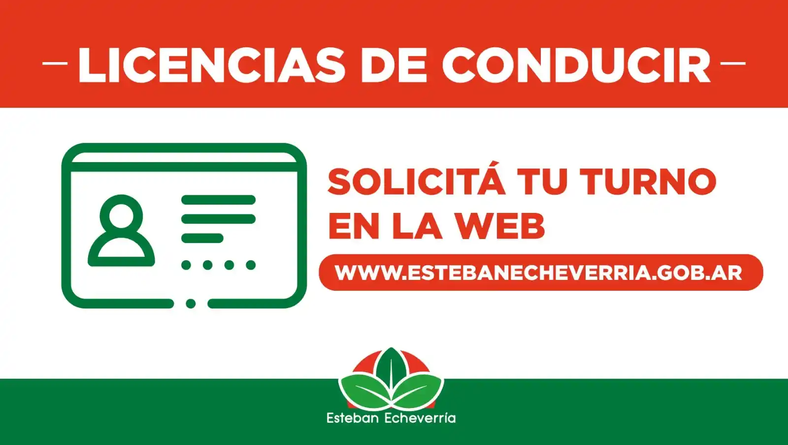 Image from Municipio Esteban Echeverría: 💳 Si necesitás realizar trámites relacionados con la licencia de cond...