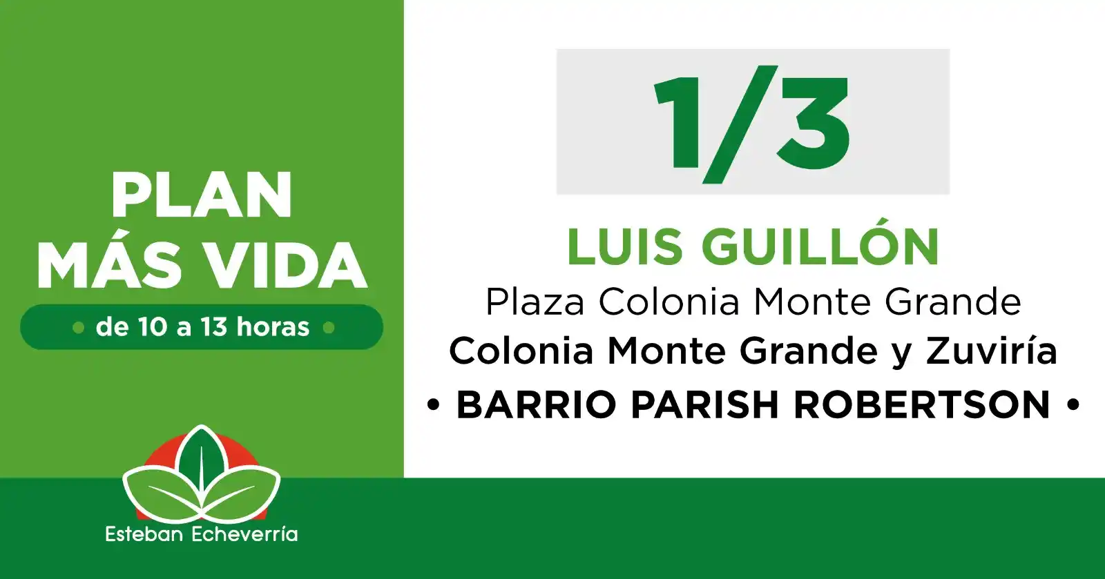 Image from Municipio Esteban Echeverría: 👩👩👦 Mañana realizaremos una nueva jornada de inscripción al Plan ...