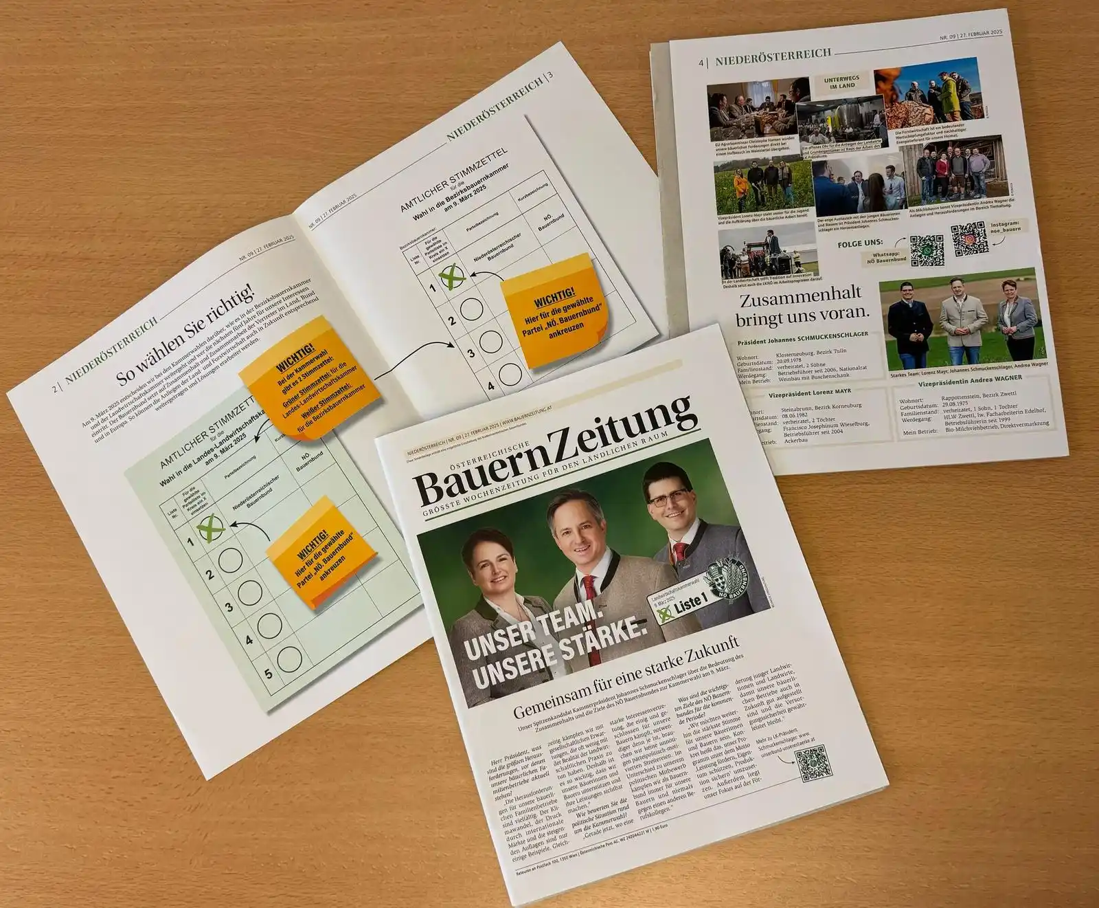Image from NÖ Bauernbund 🚜🌾: 🗳️ *Alle wichtigen Infos zur Kammerwahl* – Aktuell in der BauernZeitu...