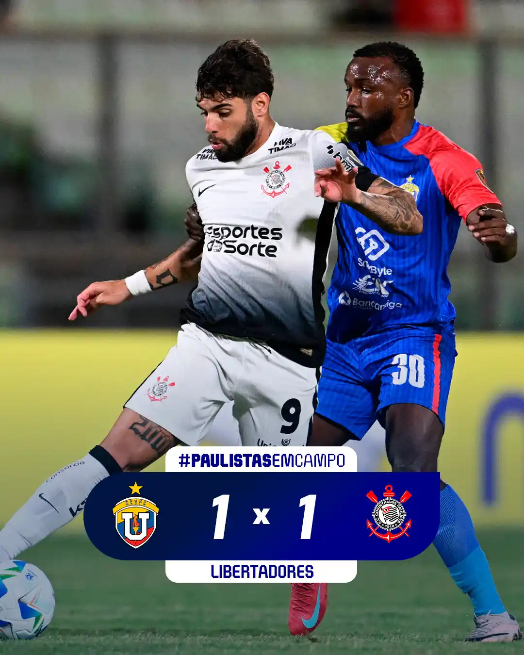 Image from Paulistão Sicredi: EMPATE LÁ! Tudo igual no primeiro confronto entre Universidad Central-...