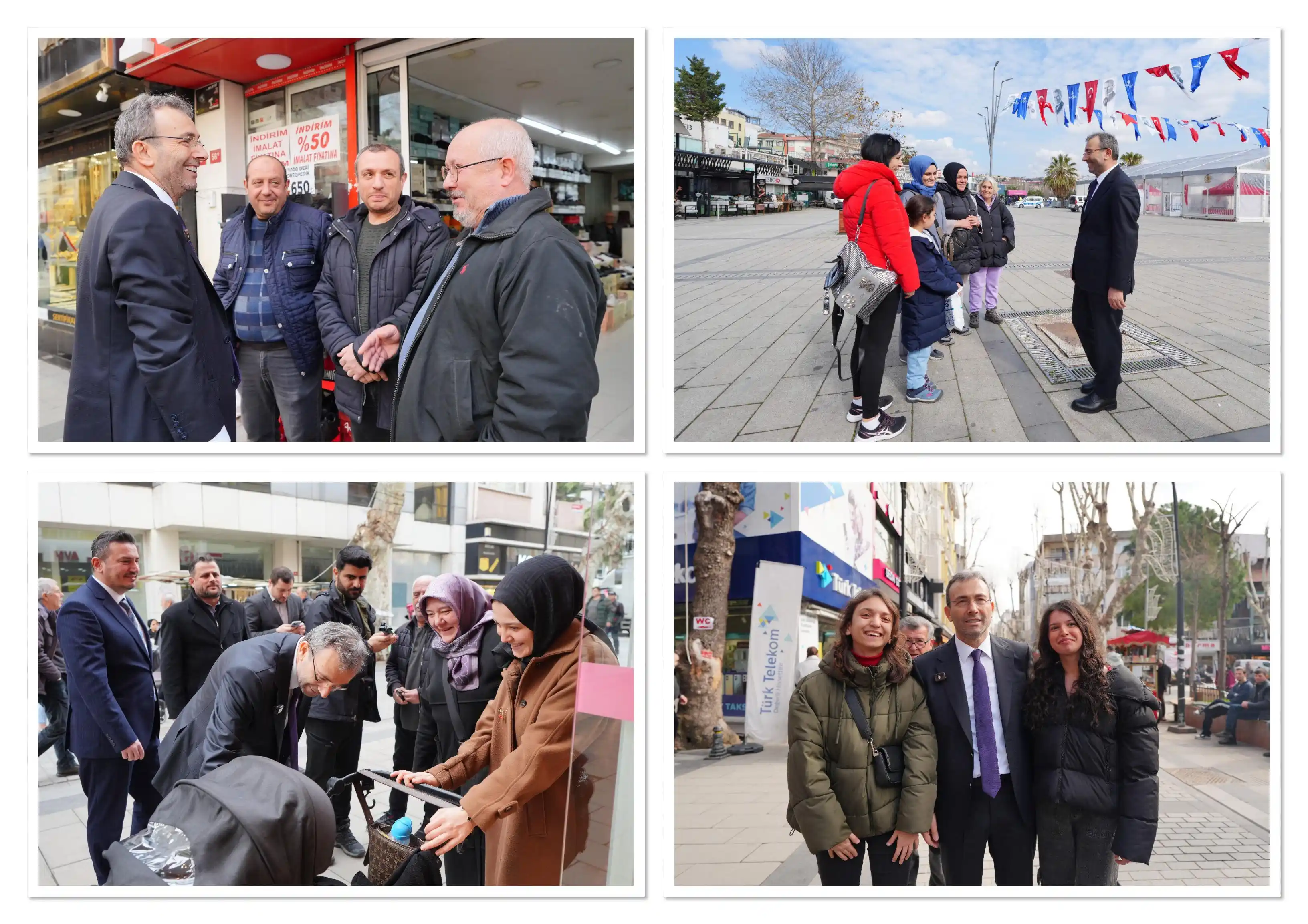 Image from Pendik Belediyesi: Belediye Başkanımız Ahmet Cin, Ramazan ayı öncesinde Pendikli komşular...