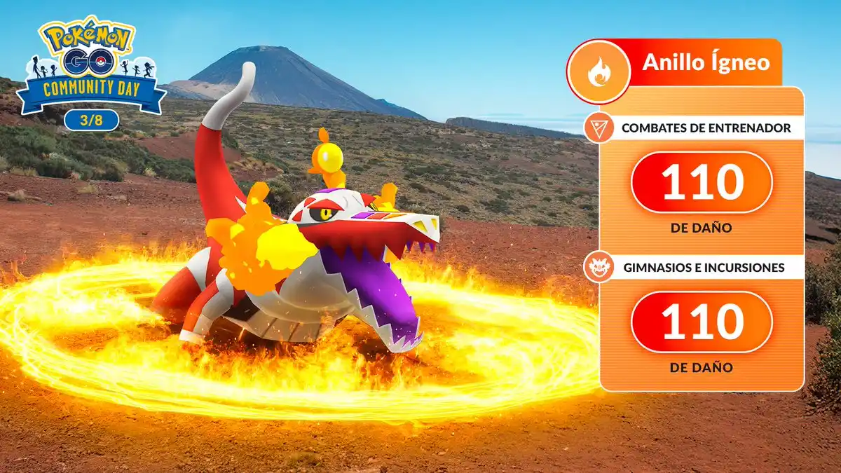 Image from Pokémon GO - Noticias / Novedades / Actualizaciones / Tips: ¡Un combate de miedo! ¡Evolucionad a Crocalor durante el <a class="te...