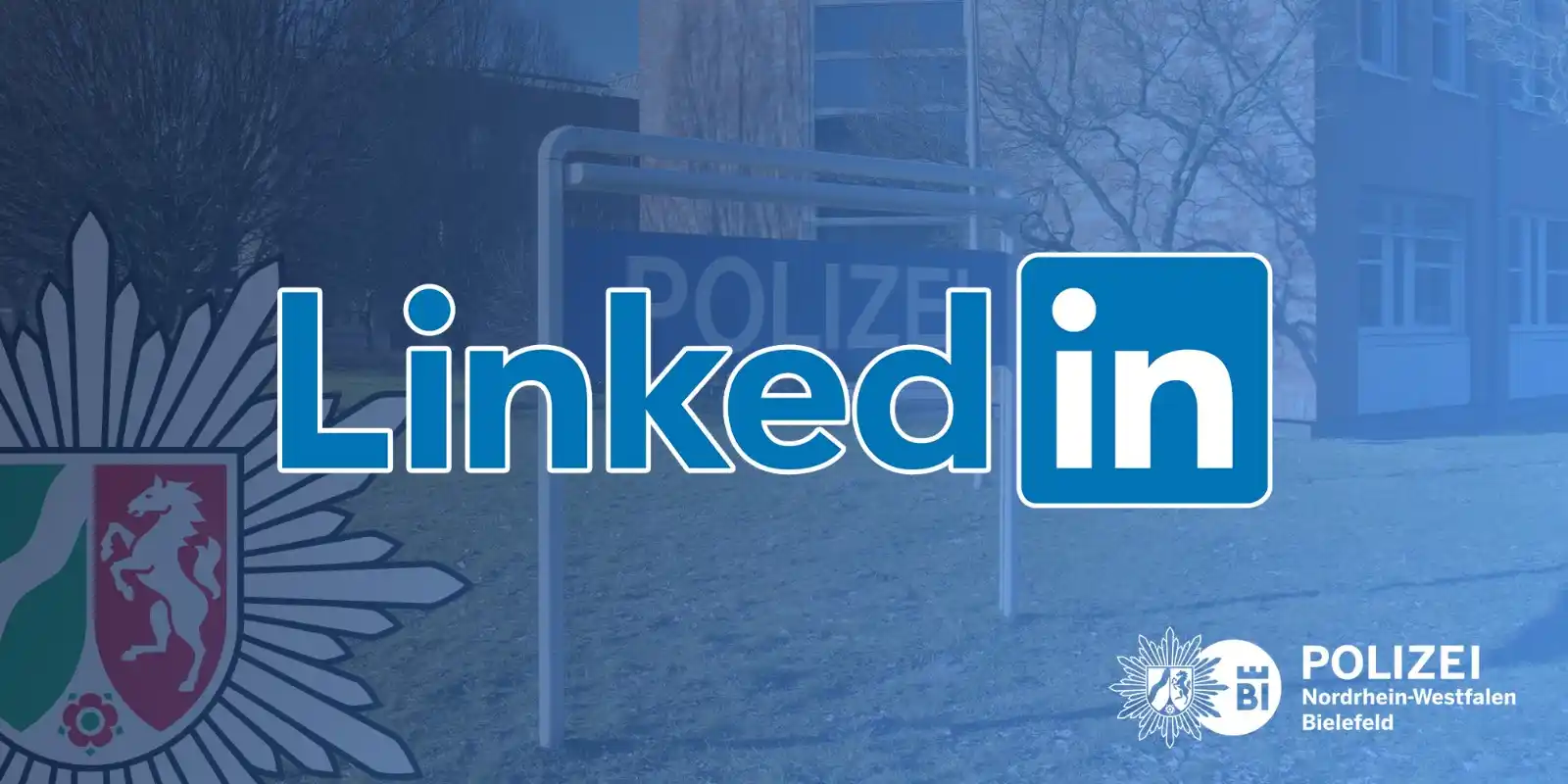 Image from Polizei NRW Bielefeld: *Die Polizei Bielefeld bei LinkedIn* Jobangebot und interessante Blick...