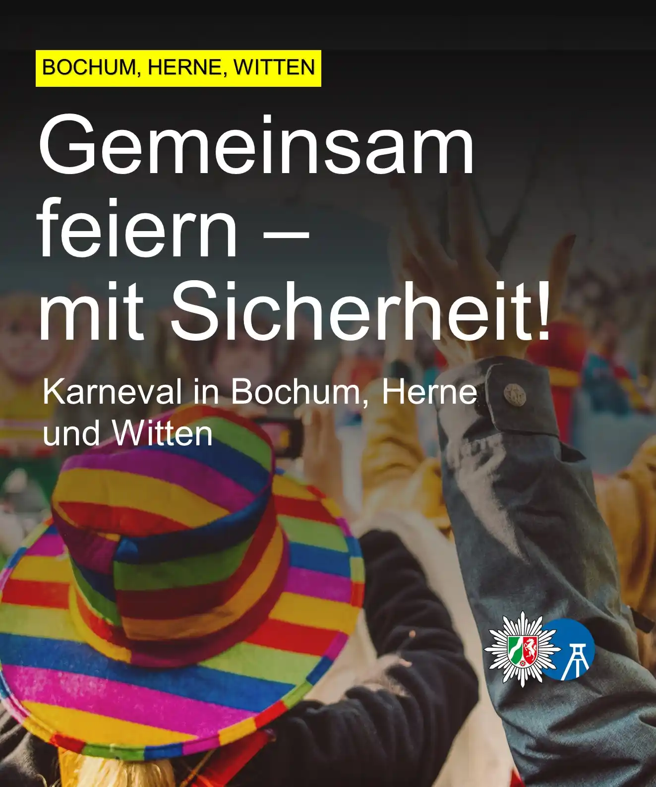 Image from Polizei NRW Bochum: 🥳🚔️ NRW feiert Karneval – und auch die Polizei Bochum sorgt dafür, d...