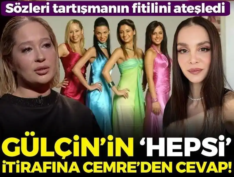 Image from posta.com.tr: Gülçin Ergül'ün 'Hepsi' itirafı ortalığı karıştırdı 🗣️Cemre Kemer'de...