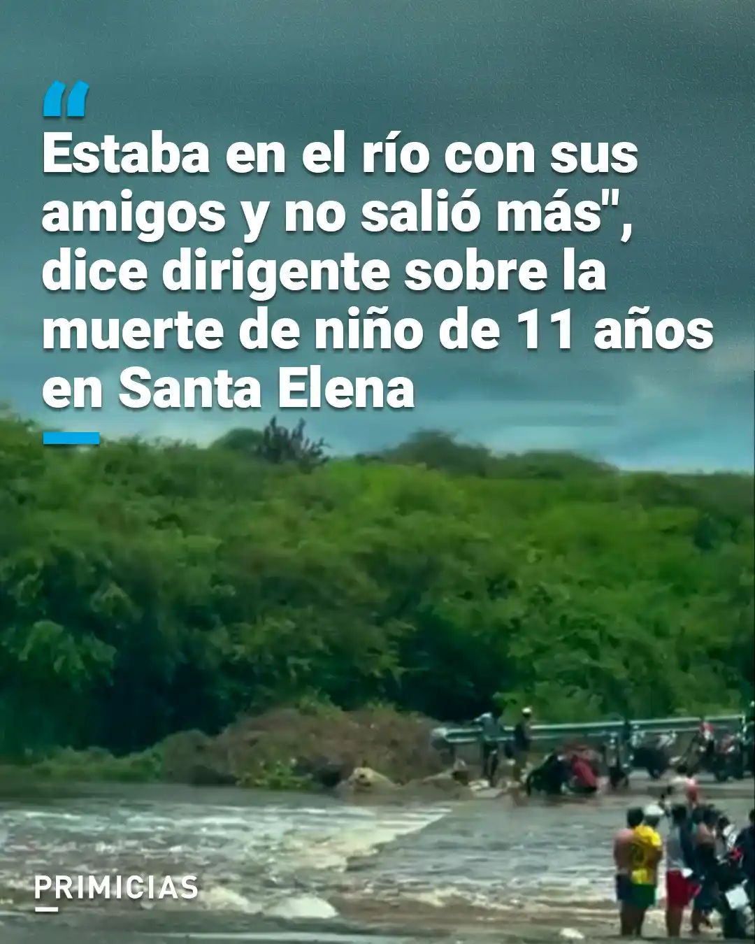 Image from PRIMICIAS: ⭕ *Sucesos* Habitantes de la comuna Tugaduaja en Santa Elena lamentan...