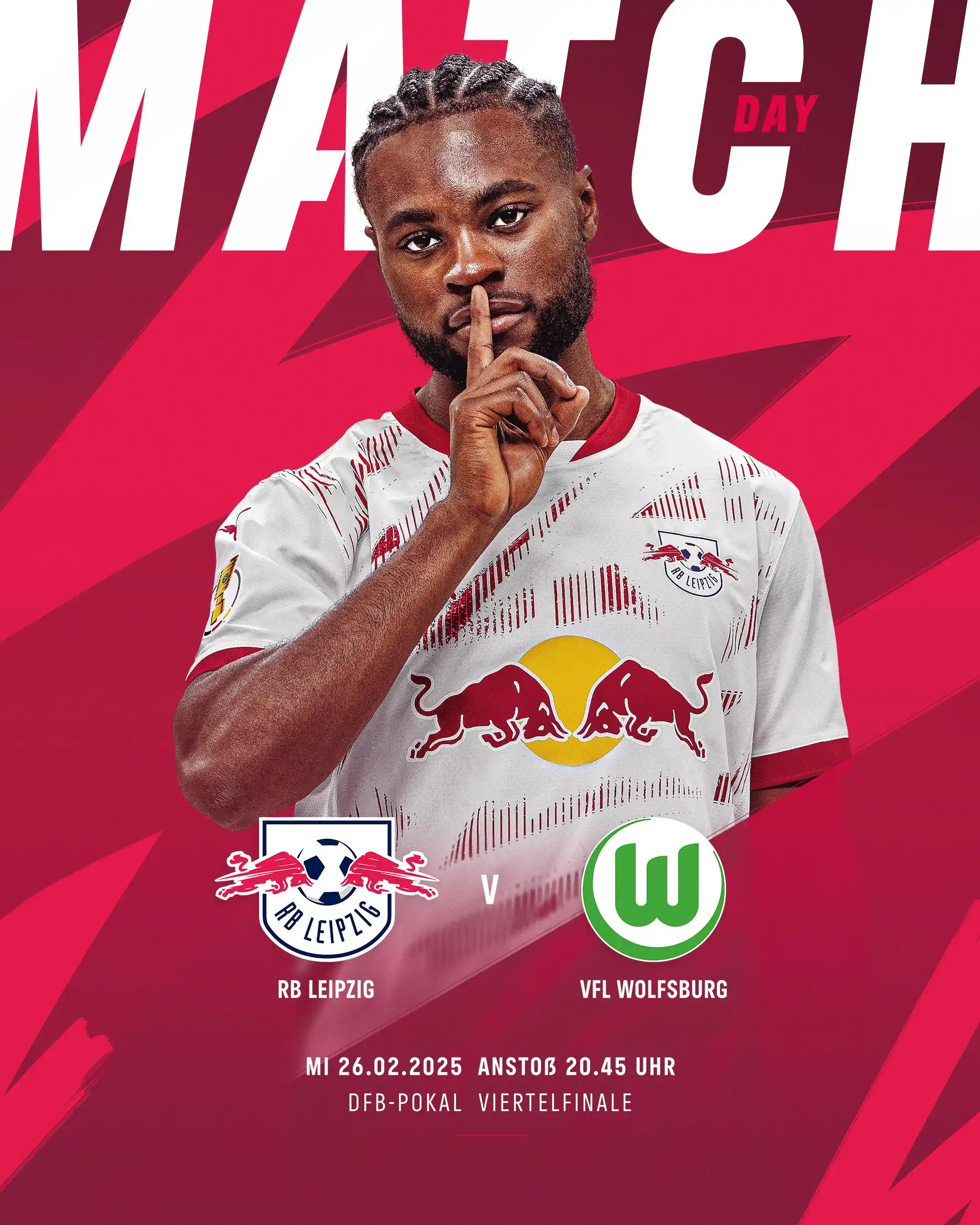 Image from RB Leipzig: *Pokalabend in unserem Wohnzimmer - Mission Halbfinale ist gestartet* ...