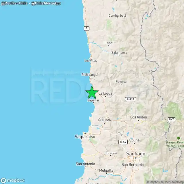 Image from Red Geocientífica de Chile: REVISADO ⚠️ | Un sismo de magnitud 2.9 (Ml) ocurrió a las 04:24:51 hor...