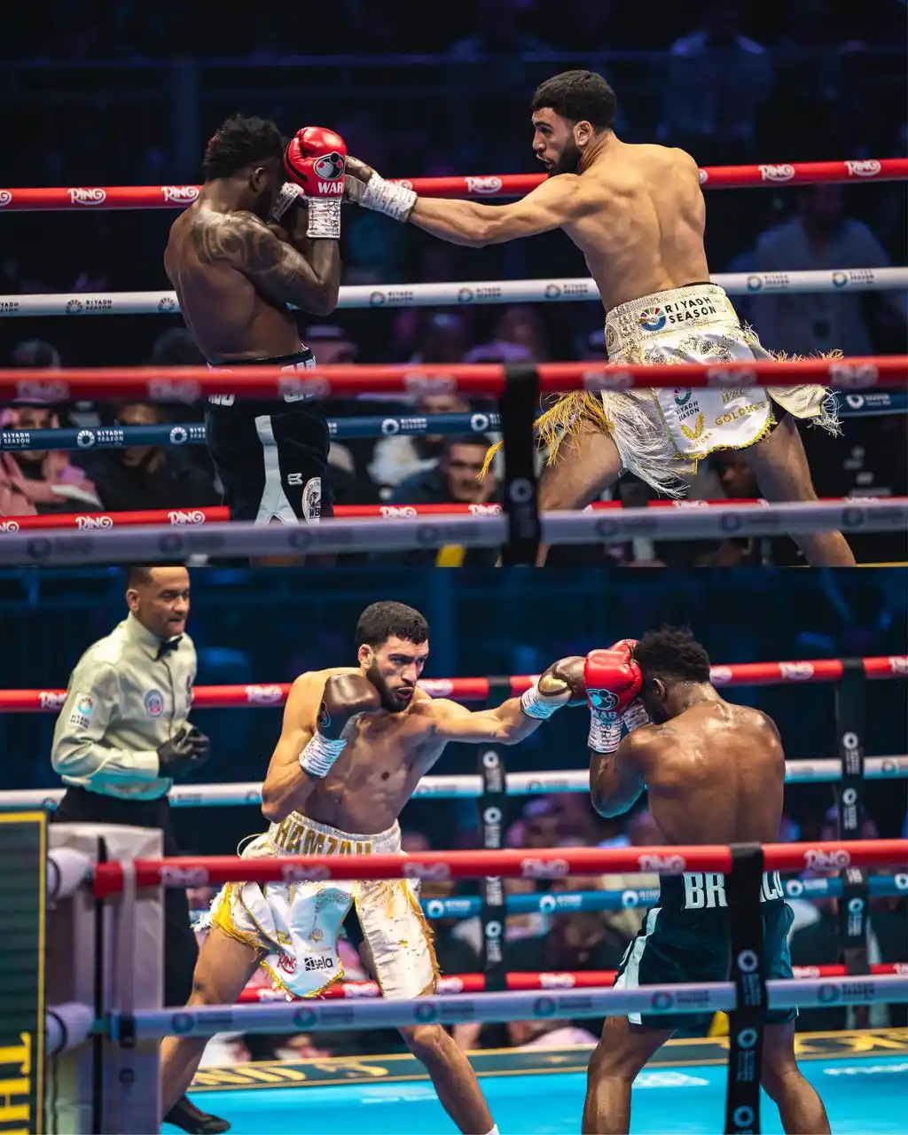Image from Riyadh Season | موسم الرياض : نزال قوي ينتهي بالتعادل 🔥🥊 انتهت مواجهة حمزة شيراز وكارلوس أداميس با...
