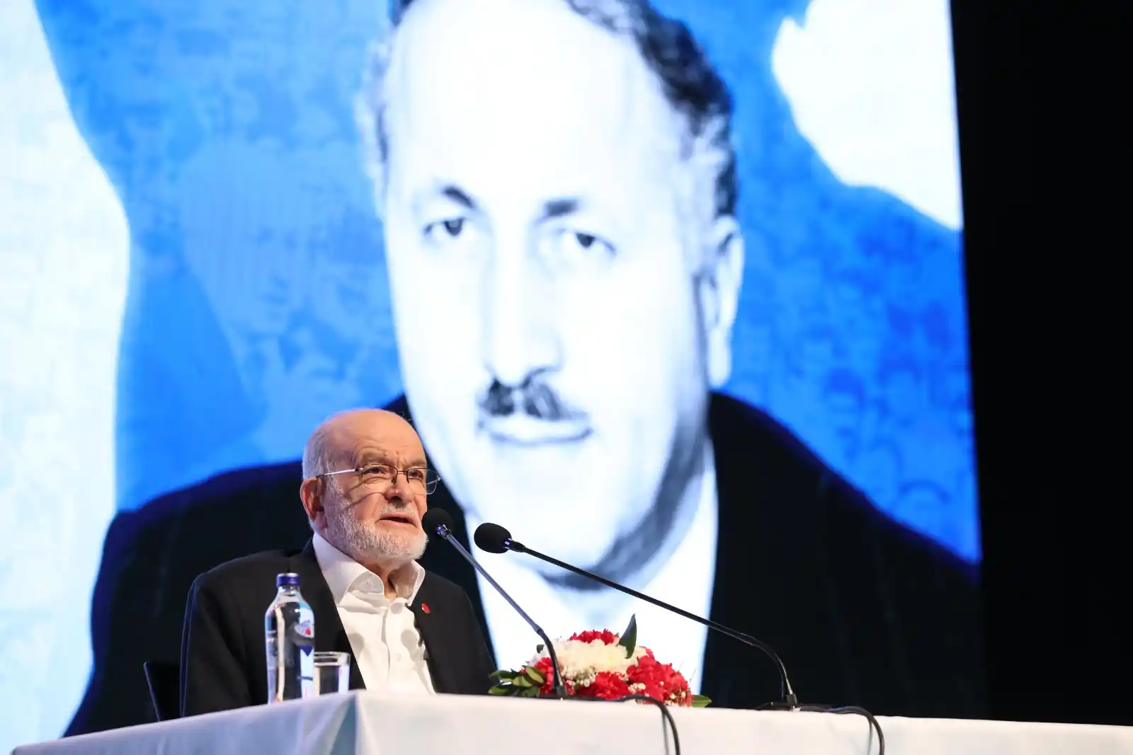 Image from Saadet Partisi: Yüksek İstişare Kurulu Başkanımız Temel Karamollaoğlu, <a class="text-...