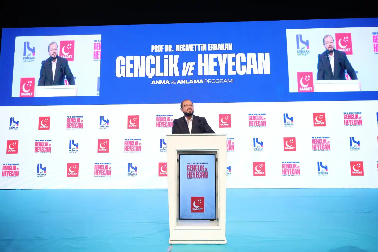 Image from Saadet Partisi: Anadolu Gençlik Derneği Genel Başkanı Salih Turhan, <a class="text-blu...