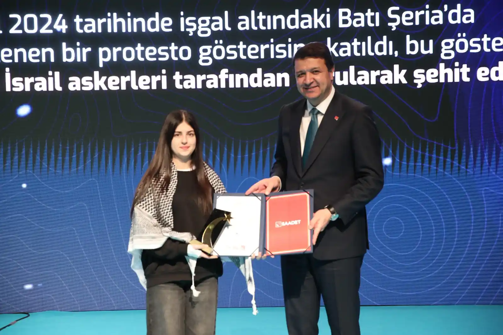 Image from Saadet Partisi: Genel Başkanımız Mahmut Arıkan, ‘Necmettin Erbakan Ödülleri’ kapsamınd...