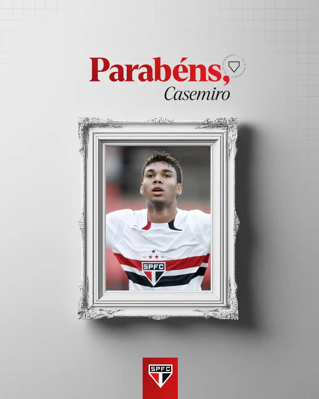 Image from São Paulo FC | OFICIAL: 🥳 Feliz aniversário, Casemiro! O volante <a class="text-blue-500 hov...