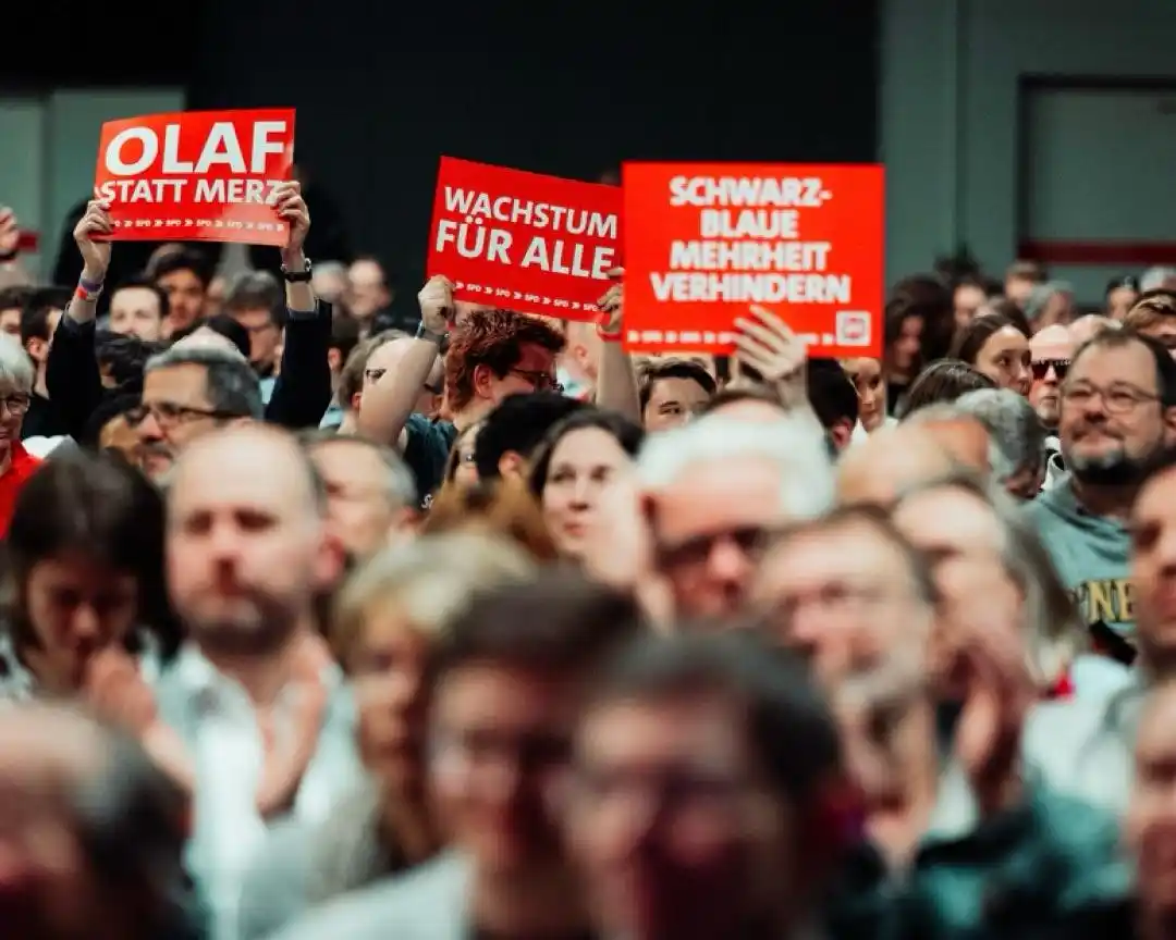 Image from SPD: Wir haben heute nochmal deutlich gemacht: Eine starke SPD bedeutet <a ...