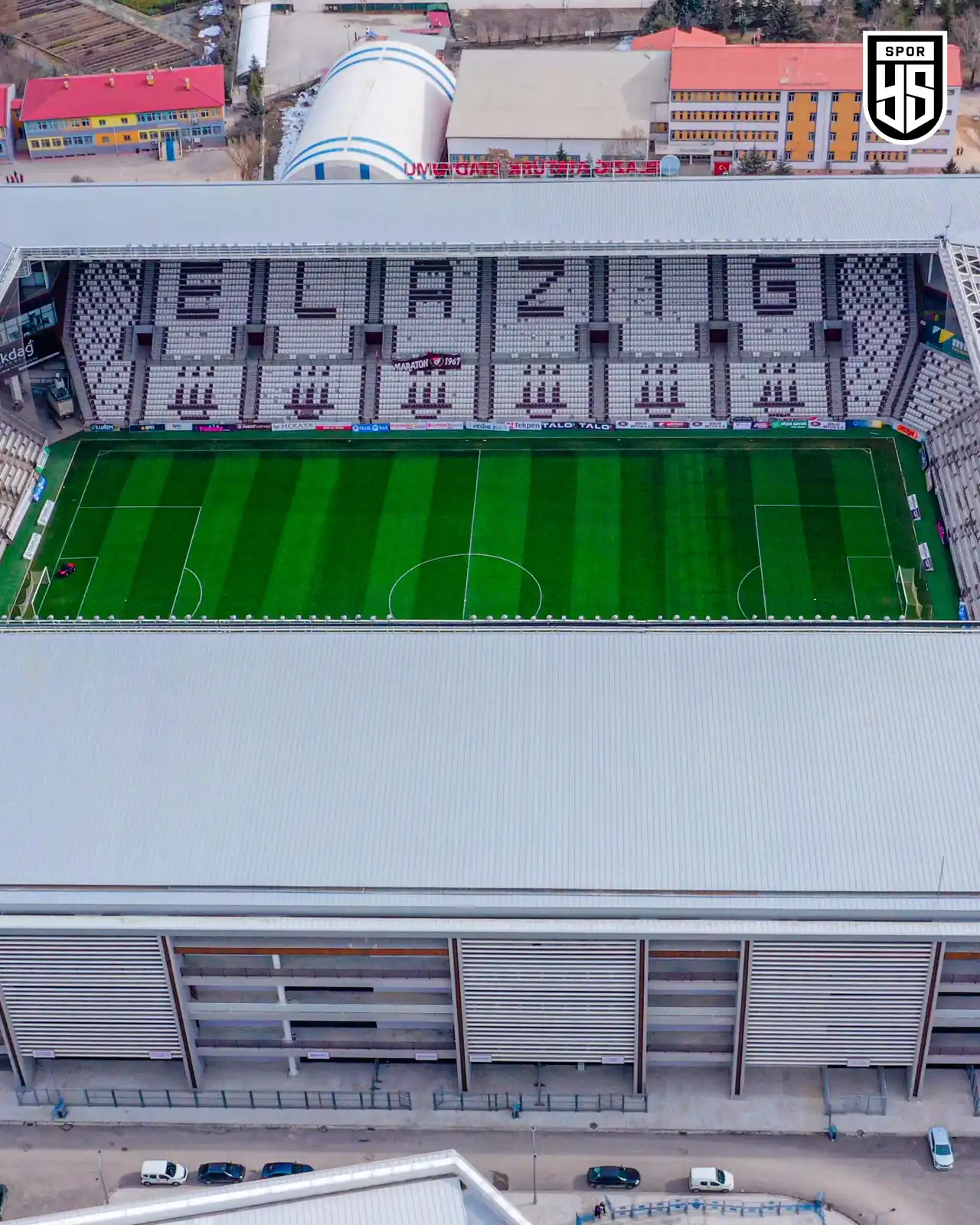 Image from SPOR: *🏟️ 18 bin seyirci kapasiteli Elazığ Atatürk Stadyumu.*...
