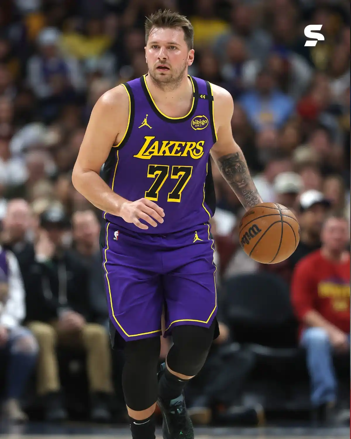 Image from Sportv: O HOMEM NÃO PERDOA! 🔥🏀 Doncic reencontrou os Mavs pela primeira vez...