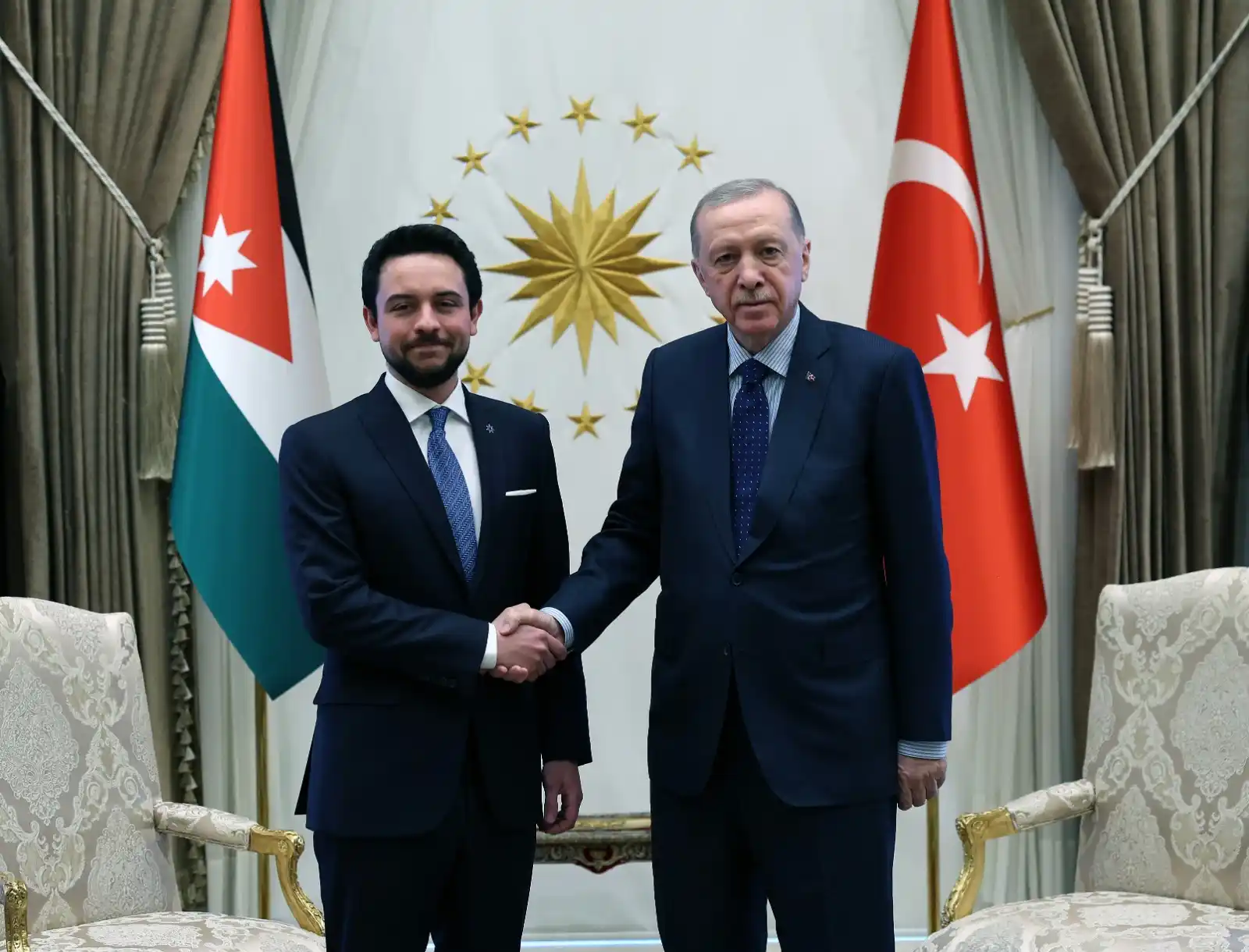 Image from Takvim: MASADA GAZZE VAR!  Başkan Erdoğan Ürdün Veliaht Prensi Hüseyin Bin Abd...