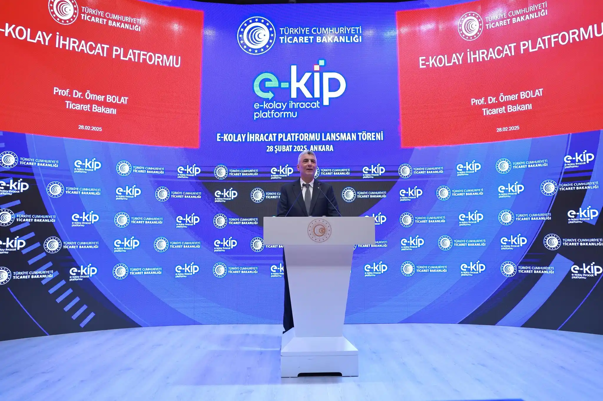 Image from T.C. Ticaret Bakanlığı: Ticaret Bakanımız Sayın Prof. Dr. Ömer Bolat: Bugün Ticaret Bakanlığı...