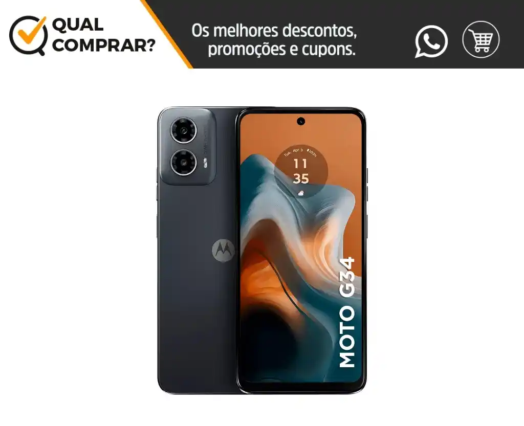 Image from TechTudo Ofertas | Qual Comprar? : 📱 Aproveite esta oferta e troque seu celular!  📲 *Motorola Moto G34 ...