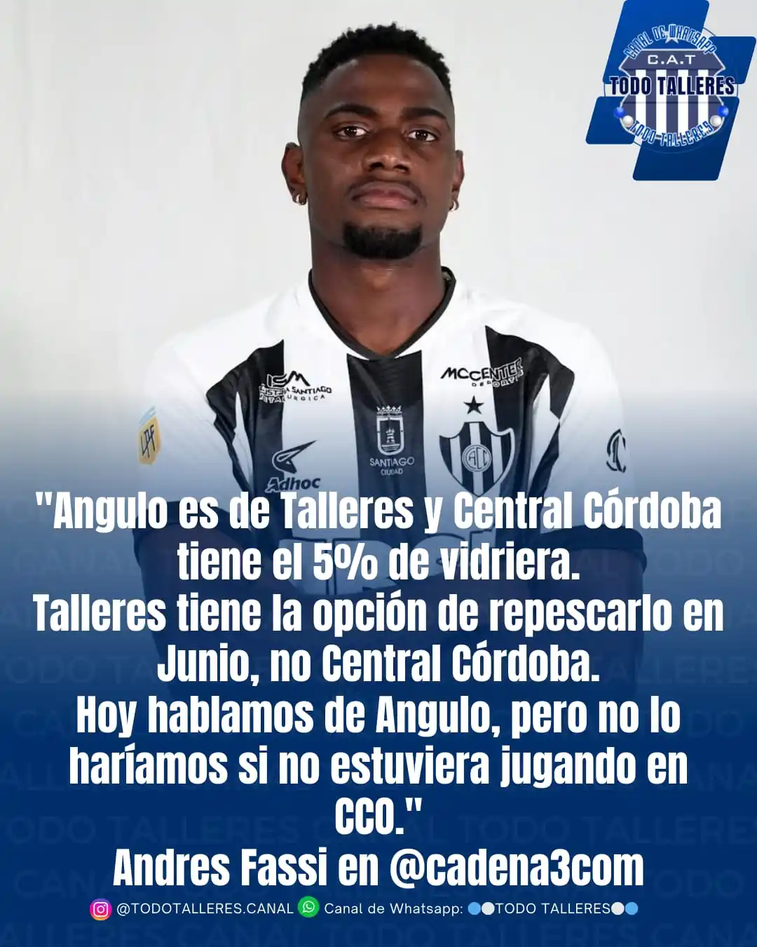 Image from ๐ตโช๏ธ ๐ง๐ข๐๐ข ๐ง๐๐๐๐๐ฅ๐๐ฆ ๐ตโช๏ธ: ๐๏ธAndres Fassi en Tiempo de Juego @Cadena3com <a class="text-blue-50...