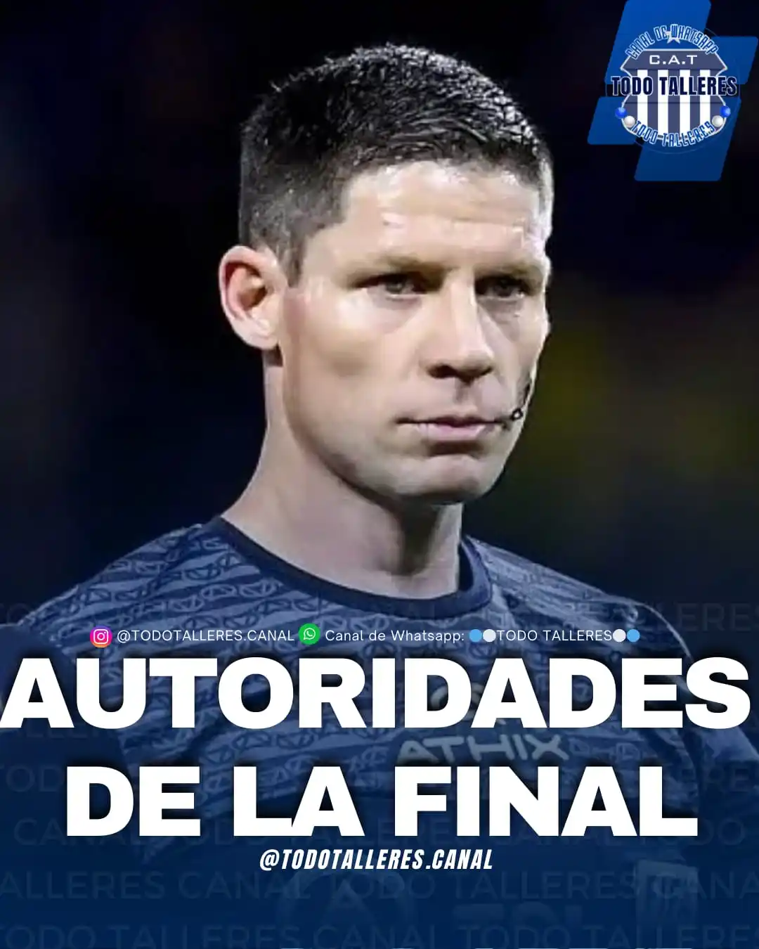 Image from 🔵⚪️ 𝗧𝗢𝗗𝗢 𝗧𝗔𝗟𝗟𝗘𝗥𝗘𝗦 🔵⚪️: 🚩Jueces designados: este será el equipo arbitral para el partido entr...