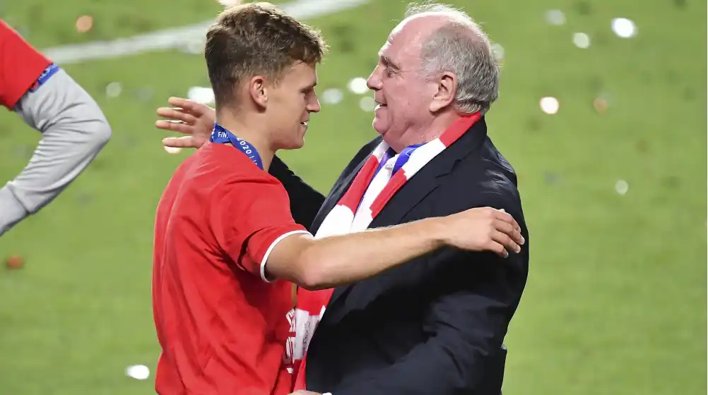 Image from Transfermarkt.de: Uli Hoeneß äußert sich über das Werben um Florian Wirtz und zu Joshua ...