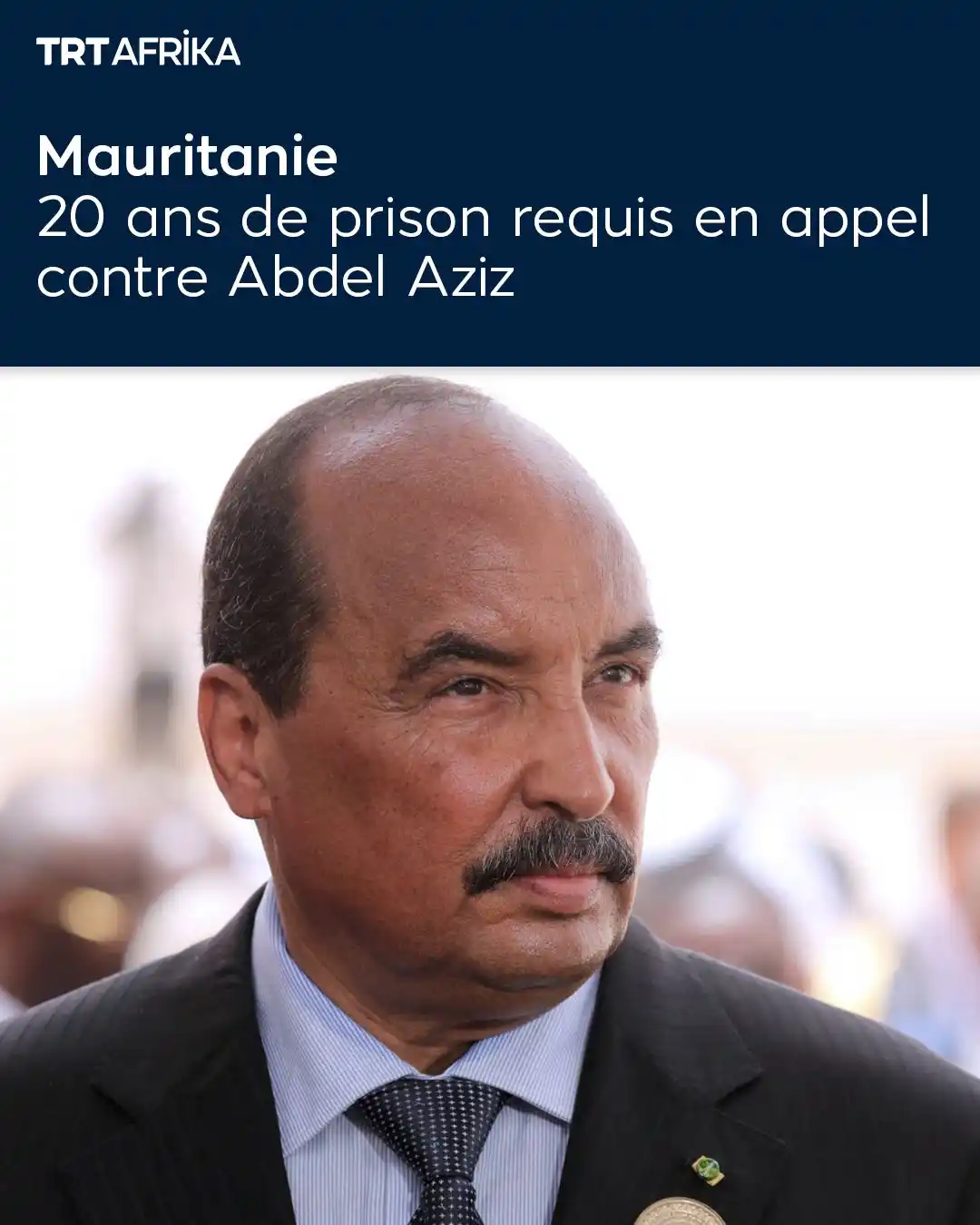 Image from TRT Afrika Français: Le parquet a requis lundi vingt ans de prison ferme contre l'ancien pr...