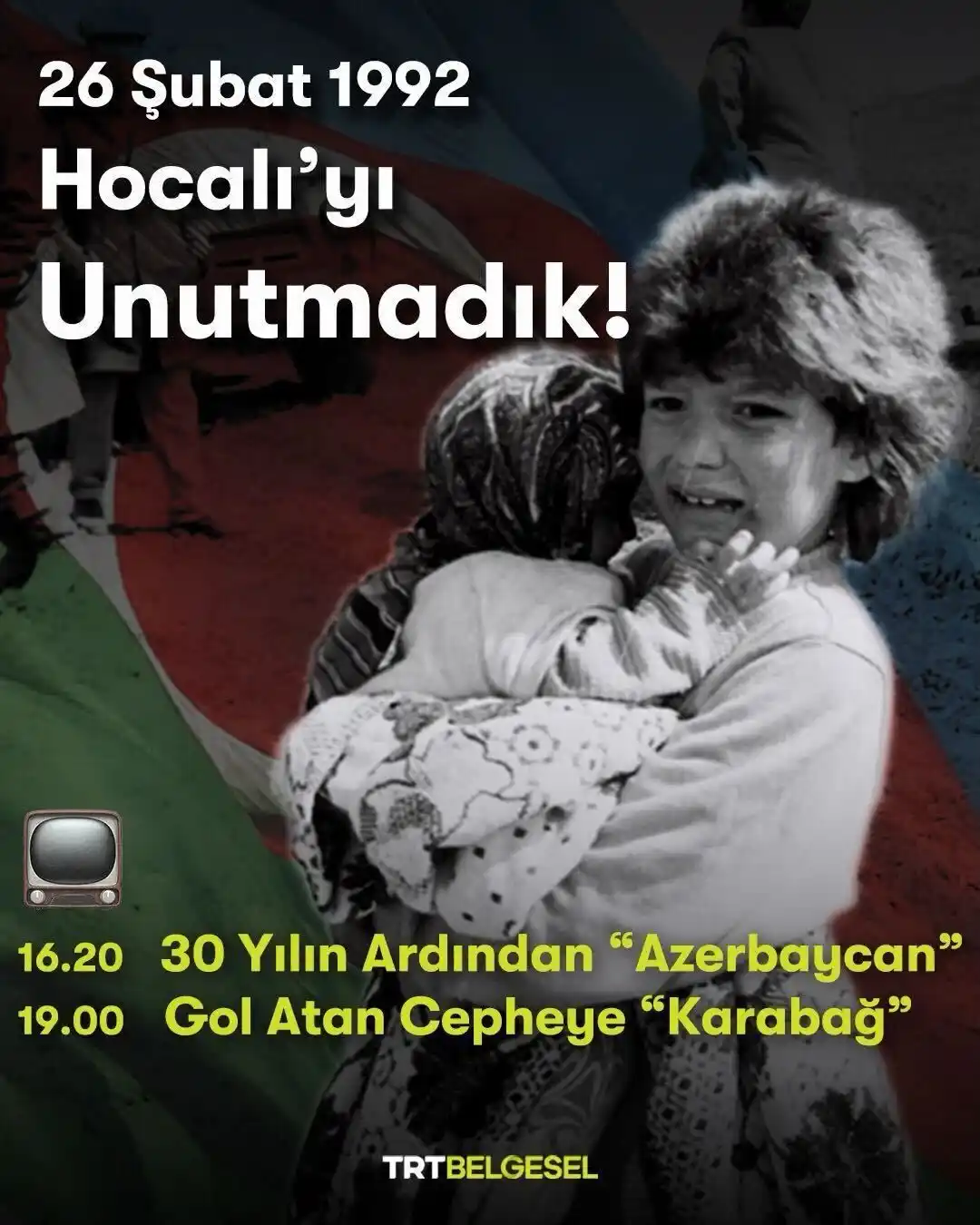 Image from TRT Belgesel: İnsanlık tarihinin kara lekesi, dinmeyen acının adı: “Hocalı Katliamı”...